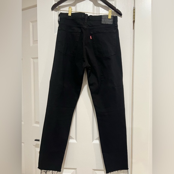 Levi’s Wedgie sz 26 distressed black desert - Picture 3 of 6